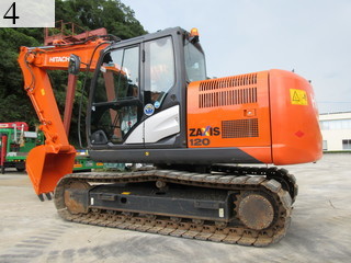 中古建設機械 中古 日立建機 HITACHI 油圧ショベル・バックホー ０．４－０．５立米 ZX120-5B