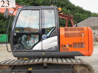 中古建設機械 中古 日立建機 HITACHI 油圧ショベル・バックホー ０．４－０．５立米 ZX120-5B