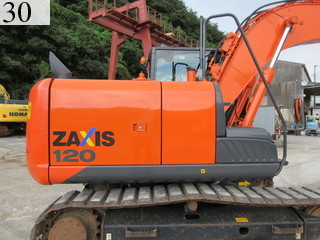 中古建設機械 中古 日立建機 HITACHI 油圧ショベル・バックホー ０．４－０．５立米 ZX120-5B