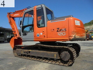 中古建設機械 中古 日立建機 HITACHI 油圧ショベル・バックホー ０．４－０．５立米 ZX120