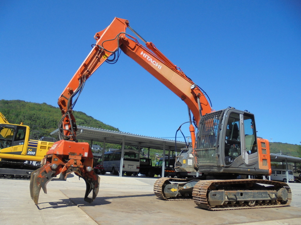 中古建設機械 中古 日立建機 HITACHI 林業機械 プロセッサー ZX135US-3