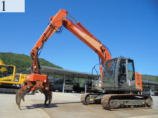 中古建設機械 中古 日立建機 HITACHI 林業機械 プロセッサー ZX135US-3