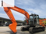 中古建設機械 中古 日立建機 HITACHI 油圧ショベル・バックホー ０．４－０．５立米 ZX135US-3