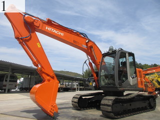 中古建設機械 中古 日立建機 HITACHI 油圧ショベル・バックホー ０．４－０．５立米 ZX135US-3