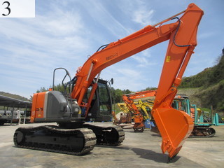 中古建設機械 中古 日立建機 HITACHI 油圧ショベル・バックホー ０．４－０．５立米 ZX135US-3