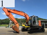 中古建設機械 中古 日立建機 HITACHI 油圧ショベル・バックホー ０．４－０．５立米 ZX135US-3