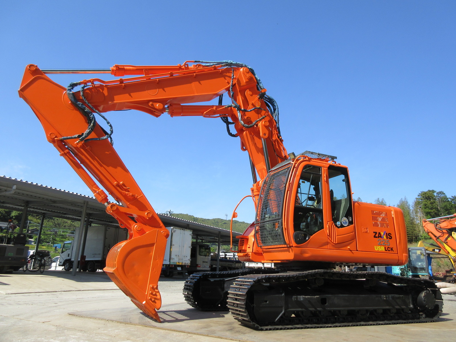 中古建設機械 中古 日立建機 HITACHI 解体機 ロングフロント・ハイリフト ZX225USRLCK-3