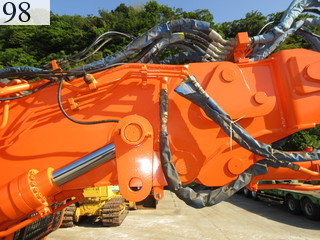 中古建設機械 中古 日立建機 HITACHI 解体機 ロングフロント・ハイリフト ZX225USRLCK-3