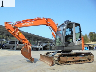 中古建設機械 中古 日立建機 HITACHI 油圧ショベル・バックホー ０．２－０．３立米 ZX75US-3