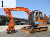 中古建設機械 中古 日立建機 HITACHI 林業機械 グラップル・ウインチ・排土板 ZX75US-A