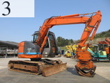 中古建設機械 中古 日立建機 HITACHI 林業機械 グラップル・ウインチ・排土板 ZX75US-A