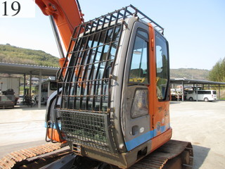 中古建設機械 中古 日立建機 HITACHI 林業機械 グラップル・ウインチ・排土板 ZX75US-A