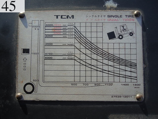 中古建設機械 中古 TCM 東洋運搬機 TCM フォークリフト ディーゼルエンジン FD25Z3