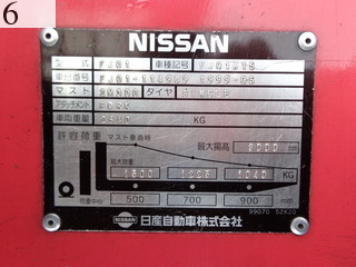 中古建設機械 中古 日産自動車株式会社 NISSAN JIDOSHA フォークリフト ディーゼルエンジン FJ01