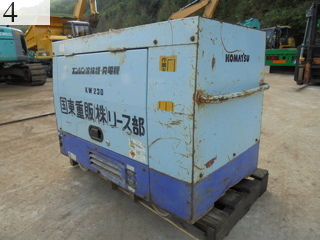 Used Construction Machine Used KOMATSU KOMATSU Generator Welder KW230