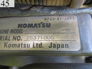 中古建設機械 中古 コマツ KOMATSU モーターグレーダー アーティキュレート式 GD355A-3