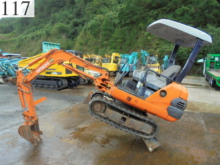 中古建設機械 中古 日立建機 HITACHI 油圧ショベル・バックホー ０．１立米以下 EX12-2