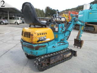 中古建設機械 中古 クボタ KUBOTA 油圧ショベル・バックホー ０．１立米以下 K-005-3