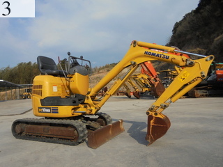 中古建設機械 中古 コマツ KOMATSU 油圧ショベル・バックホー ０．１立米以下 PC10MR-2