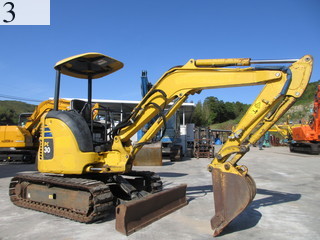 中古建設機械 中古 コマツ KOMATSU 油圧ショベル・バックホー ０．１立米以下 PC30MR-3