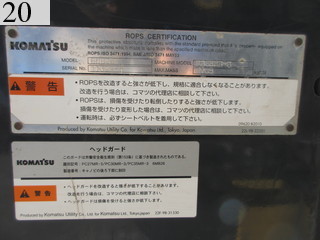 中古建設機械 中古 コマツ KOMATSU 油圧ショベル・バックホー ０．１立米以下 PC30MR-3