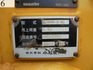 Used Construction Machine Used KOMATSU KOMATSU Excavator ~0.1m3 PC30MR-3