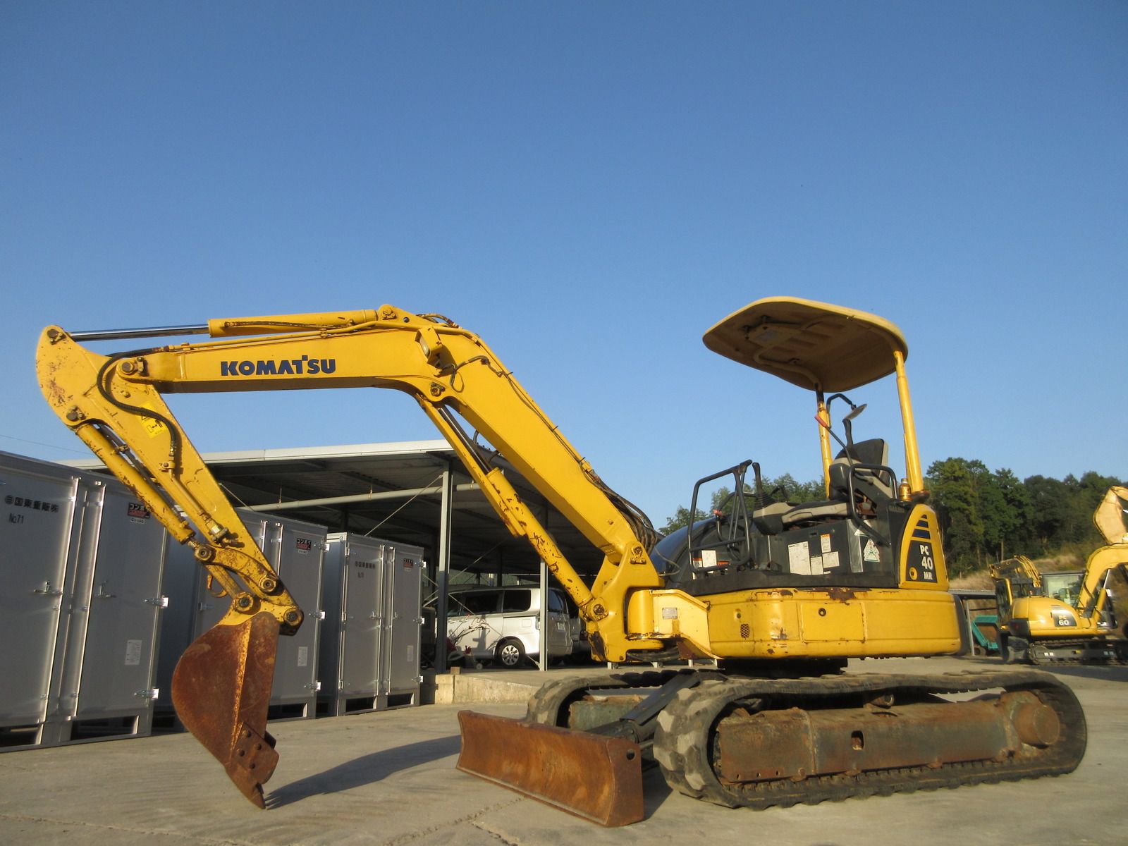 Used Construction Machine Used KOMATSU KOMATSU Excavator 0.2-0.3m3 PC40MR-2