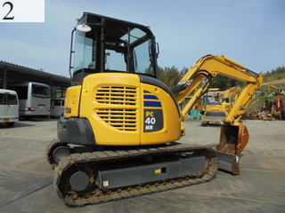 中古建設機械 中古 コマツ KOMATSU 油圧ショベル・バックホー ０．２－０．３立米 PC40MR-3N1