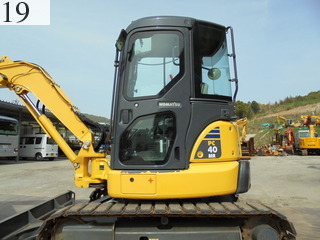 中古建設機械 中古 コマツ KOMATSU 油圧ショベル・バックホー ０．２－０．３立米 PC40MR-3N1