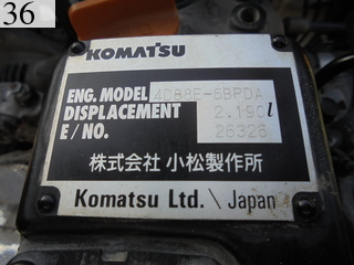 中古建設機械 中古 コマツ KOMATSU 油圧ショベル・バックホー ０．２－０．３立米 PC40MR-3