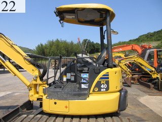 中古建設機械 中古 コマツ KOMATSU 油圧ショベル・バックホー ０．２－０．３立米 PC40MR-3