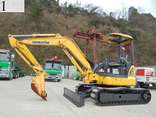 中古建設機械 中古 コマツ KOMATSU 油圧ショベル・バックホー ０．２－０．３立米 PC40MR-3