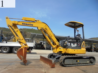 中古建設機械 中古 コマツ KOMATSU 油圧ショベル・バックホー ０．２－０．３立米 PC40MR-3