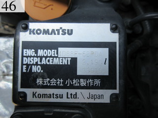 中古建設機械 中古 コマツ KOMATSU 油圧ショベル・バックホー ０．２－０．３立米 PC40MR-3