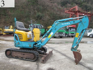 中古建設機械 中古 クボタ KUBOTA 油圧ショベル・バックホー ０．１立米以下 U-10-3