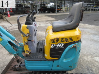 中古建設機械 中古 クボタ KUBOTA 油圧ショベル・バックホー ０．１立米以下 U-10-3