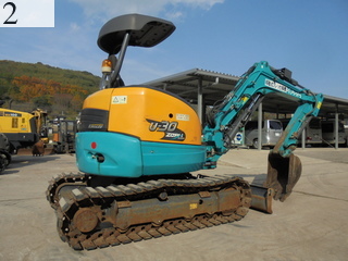 中古建設機械 中古 クボタ KUBOTA 油圧ショベル・バックホー ０．１立米以下 U-30-5