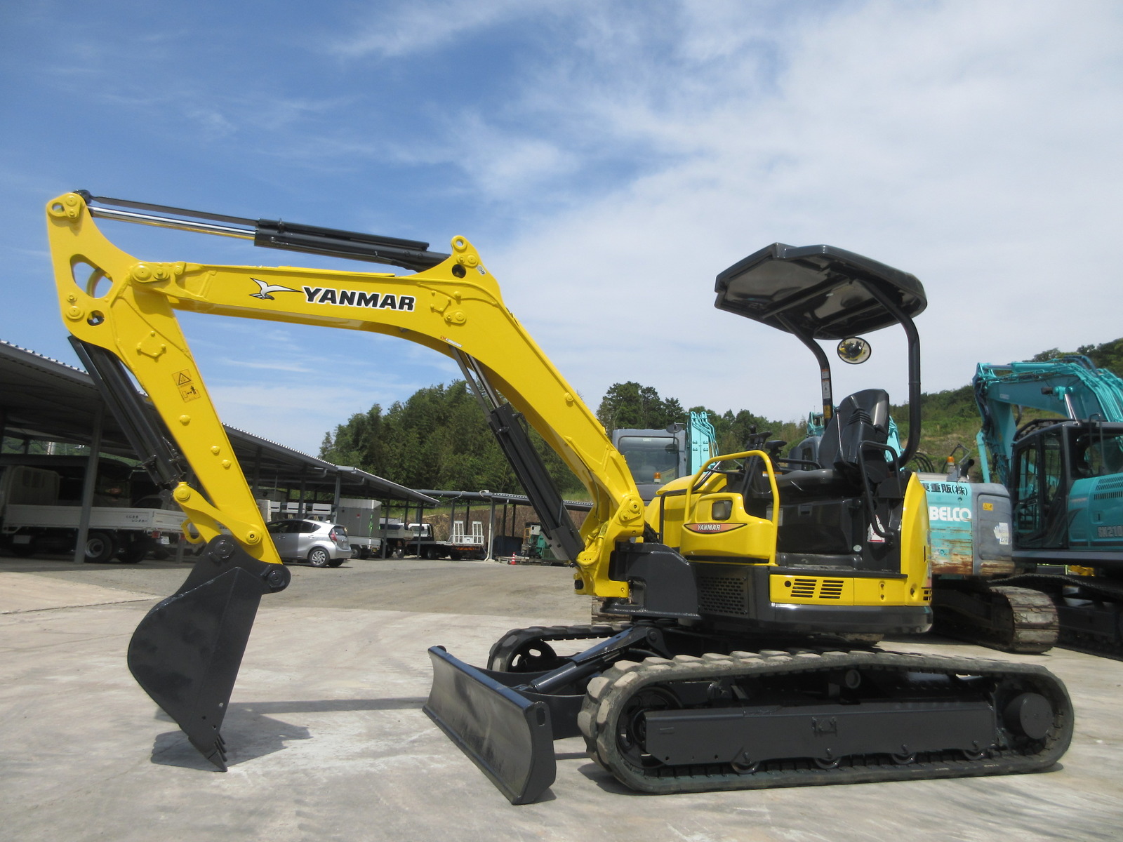 中古建設機械 中古 ヤンマーディーゼル YANMAR 油圧ショベル・バックホー ０．２－０．３立米 VIO40-5B