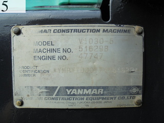 中古建設機械 中古 ヤンマーディーゼル YANMAR 油圧ショベル・バックホー ０．１立米以下 ViO30-5