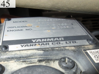 中古建設機械 中古 ヤンマーディーゼル YANMAR 油圧ショベル・バックホー ０．２－０．３立米 ViO45-6