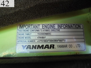 中古建設機械 中古 ヤンマーディーゼル YANMAR 油圧ショベル・バックホー ０．２－０．３立米 ViO50-5