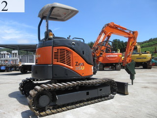 中古建設機械 中古 日立建機 HITACHI 油圧ショベル・バックホー ０．１立米以下 ZX35U-2