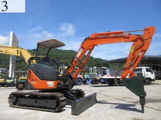 中古建設機械 中古 日立建機 HITACHI 油圧ショベル・バックホー ０．１立米以下 ZX35U-2