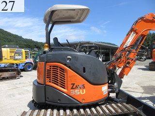 中古建設機械 中古 日立建機 HITACHI 油圧ショベル・バックホー ０．１立米以下 ZX35U-2