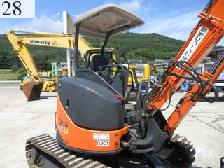 中古建設機械 中古 日立建機 HITACHI 油圧ショベル・バックホー ０．１立米以下 ZX35U-2