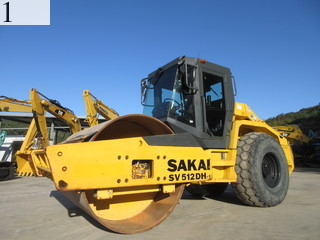 中古建設機械 中古 酒井重工業 SAKAI ローラー 土工用振動ローラー SV512DH-1