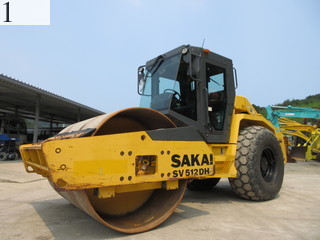 中古建設機械 中古 酒井重工業 SAKAI ローラー 土工用振動ローラー SV512DH-1