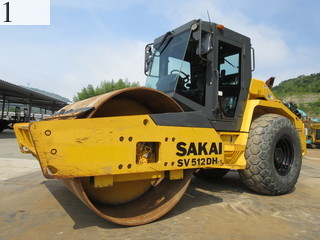 中古建設機械 中古 酒井重工業 SAKAI ローラー 土工用振動ローラー SV512DH-1