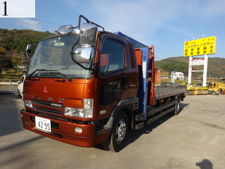 中古建設機械 中古 三菱ふそうトラック・バス MITSUBISHI FUSO トラック 重機運搬車 KL-FK61FLZ