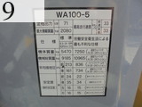 中古建設機械 中古 コマツ KOMATSU ホイール・ローダ １．０立米以上 WA100-5